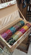 Jelly Stone Glass Bangles Combo Box Wholesale Market In Surat